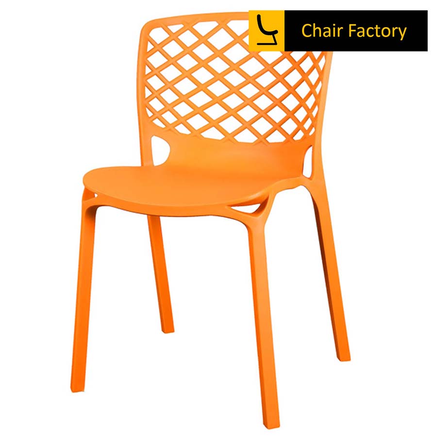 Venecy Orange Cafe Chair